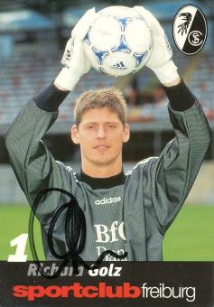 Richard Golz  1998/1999  SC Freiburg  Fußball Autogrammkarte original signiert 