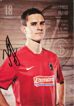 Johannes Flum   2018/2019  SC Freiburg  Fußball Autogrammkarte original signiert 