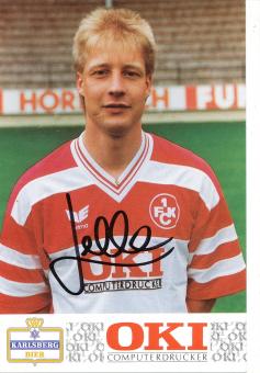 Frank Lelle  1989/1990  FC Kaiserslautern  Fußball Autogrammkarte original signiert 
