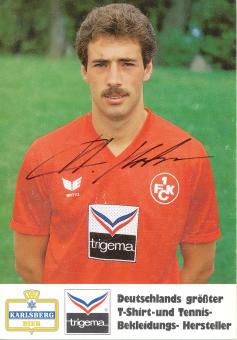 Harald Kohr  1987/1988  FC Kaiserslautern  Fußball Autogrammkarte original signiert 