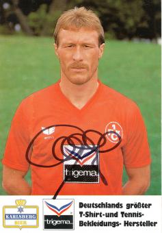 Wolfgang Wolf  1987/1988  FC Kaiserslautern  Fußball Autogrammkarte original signiert 
