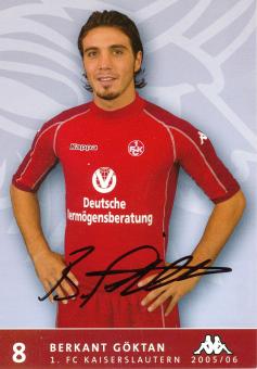 Berkant Göktan   2005/2006  FC Kaiserslautern  Fußball Autogrammkarte original signiert 
