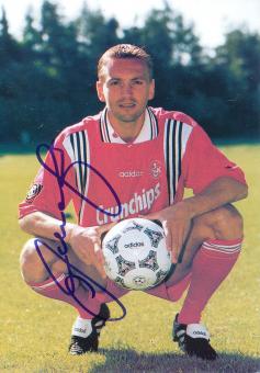 Oliver Schäfer  1996/1997  FC Kaiserslautern  Fußball Autogrammkarte original signiert 