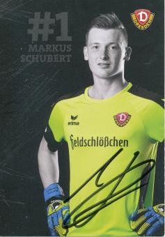 Markus Schubert  2016/2017  Dynamo Dresden  Fußball Autogrammkarte original signiert 