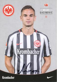Mijat Gacinovic  2016/2017  Eintracht Frankfurt  Fußball Autogrammkarte original signiert 