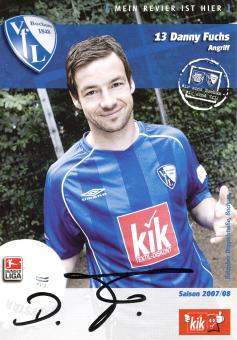 Danny Fuchs  2007/2008  VFL Bochum  Fußball Autogrammkarte original signiert 