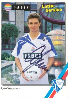 Uwe Wegmann  1994/1995  VFL Bochum  Fußball Autogrammkarte original signiert 