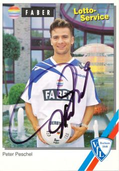 Peter Peschel  1994/1995  VFL Bochum  Fußball Autogrammkarte original signiert 