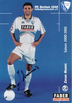 Zoran Mamic  2000/2001   VFL Bochum  Fußball Autogrammkarte original signiert 