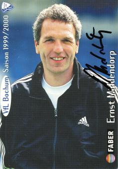 Ernst Middendorp   1999/2000   VFL Bochum  Fußball Autogrammkarte original signiert 