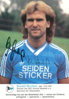 Ronald Borchers  1984/1985  Arminia Bielefeld  Fußball Autogrammkarte original signiert 
