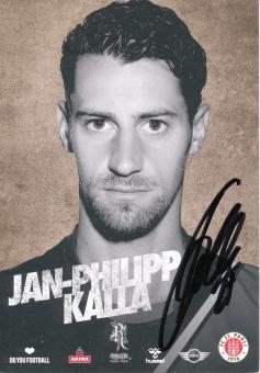 Jan Philipp Kalla   2014/2015  FC St.Pauli  Fußball Autogrammkarte original signiert 