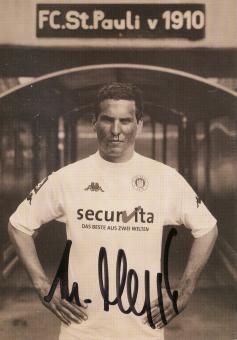 Thomas Meggle   FC St.Pauli  Fußball Autogrammkarte original signiert 