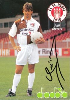 Ralf Sievers   FC St.Pauli  Fußball Autogrammkarte original signiert 