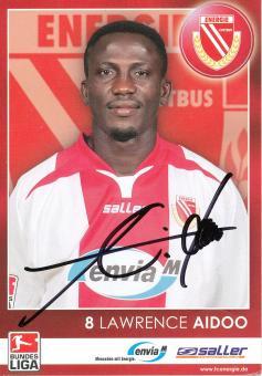 Lawrence Aidoo  2006/2007  Energie Cottbus  Fußball Autogrammkarte original signiert 