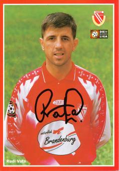 Rudi Vata  1998/1999  Energie Cottbus  Fußball Autogrammkarte original signiert 