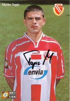 Marko Topic  2001/2002  Energie Cottbus  Fußball Autogrammkarte original signiert 