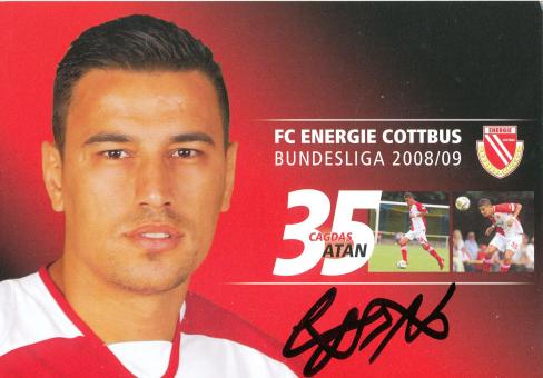 Cagdas Atan  2008/2009  Energie Cottbus  Fußball Autogrammkarte original signiert 