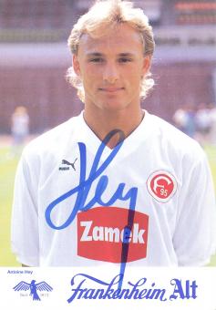 Antoine Hey   1989/1990  Fortuna Düsseldorf  Fußball Autogrammkarte original signiert 