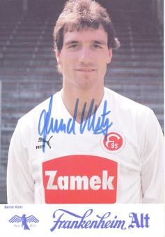 Bernd Klotz  1989/1990  Fortuna Düsseldorf  Fußball Autogrammkarte original signiert 