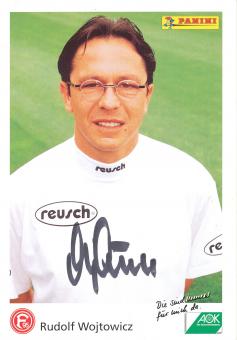 Rudolf Wojtowicz  1996/1997  Fortuna Düsseldorf  Fußball Autogrammkarte original signiert 