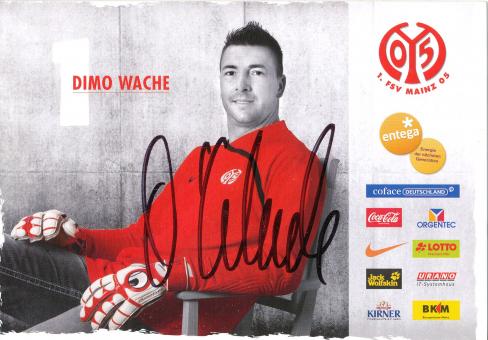 Dimo Wache  2009/2010  FSV Mainz 05   Fußball Autogrammkarte original signiert 