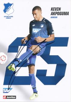 Kevin Akpoguma   2017/2018   TSG 1899 Hoffenheim  Fußball Autogrammkarte original signiert 