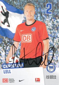 Christian Lell  2010/2011  Hertha BSC Berlin  Fußball Autogrammkarte original signiert 