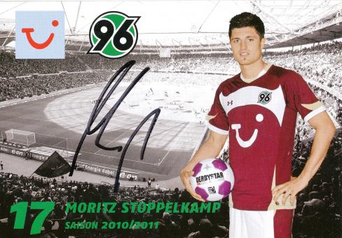 Moritz Stoppelkamp   2010/2011 Hannover 96   Fußball Autogrammkarte original signiert 