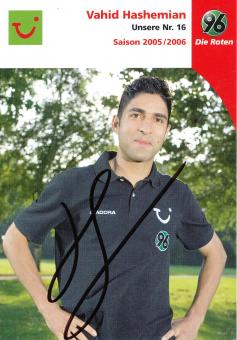 Vahid Hashemian  2005/2006  Hannover 96  Fußball Autogrammkarte original signiert 