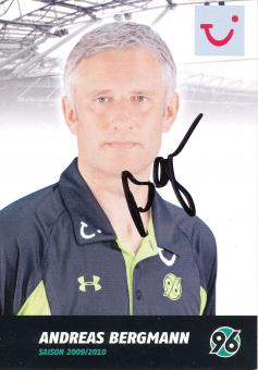 Andreas Bergmann   2009/2010  Hannover 96  Fußball Autogrammkarte original signiert 
