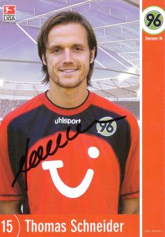 Thomas Schneider   2003/2004  Hannover 96  Fußball Autogrammkarte original signiert 