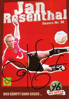 Jan Rosenthal   2006/2007  Hannover 96  Fußball Autogrammkarte original signiert 