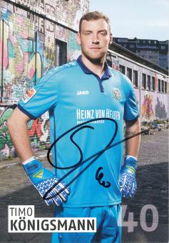 Timo Königsmann   2016/2017  Hannover 96  Fußball Autogrammkarte original signiert 