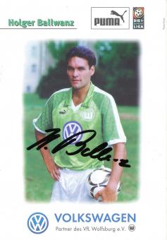 Holger Ballwanz  1997/1998  VFL Wolfsburg  Fußball Autogrammkarte original signiert 