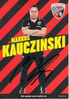 Markus Kauczinski  2016/2017  FC Ingolstadt   Fußball Autogrammkarte original signiert 