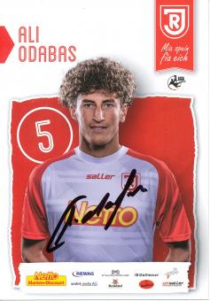Ali Odabas   2016/2017  Jahn Regensburg   Fußball Autogrammkarte original signiert 