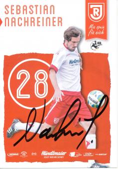 Sebastian Nachreiner  Jahn Regensburg   Fußball Autogrammkarte original signiert 