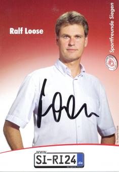 Ralf Loose  2006/2007  Sportfeunde Siegen  Fußball Autogrammkarte original signiert 