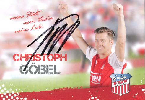 Christoph Göbel  2014/2015  FSV Zwikau  Fußball Autogrammkarte original signiert 
