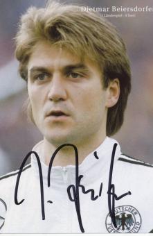 Dietmar Beiersdorfer  DFB Nationalteam  Fußball Autogramm Foto original signiert 