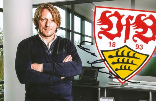 Sven Mislintat  VFB Stuttgart  Fußball Autogramm Foto original signiert 