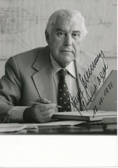 Franz Stadler † 2000  Wirtschaft  Industrie Autogramm Foto original signiert 
