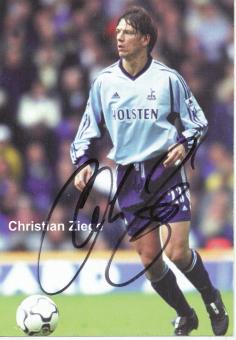 Christian Ziege  Tottenham Hotspur  Fußball Autogrammkarte  original signiert 
