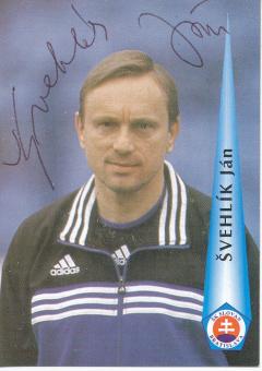 Jan Svehlik  Slovan Bratislava  Fußball Autogrammkarte  original signiert 
