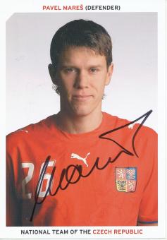 Pavel Mares  Tschechien  Fußball Autogrammkarte  original signiert 