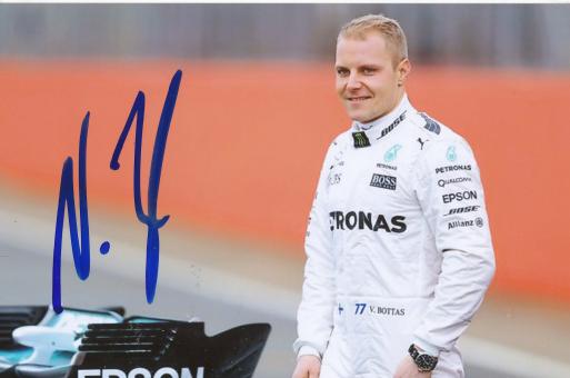 Valtteri Bottas   Formel 1   Motorsport  Autogramm Foto original signiert 