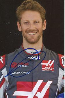 Romain Grosjean   Formel 1   Motorsport  Autogramm Foto original signiert 