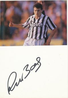 Rui Barros  Juventus Turin   Fußball Autogramm Karte  original signiert 