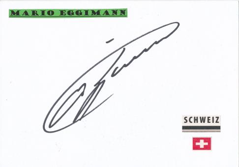 Mario Eggimann   Schweiz  Fußball Autogramm Karte  original signiert 